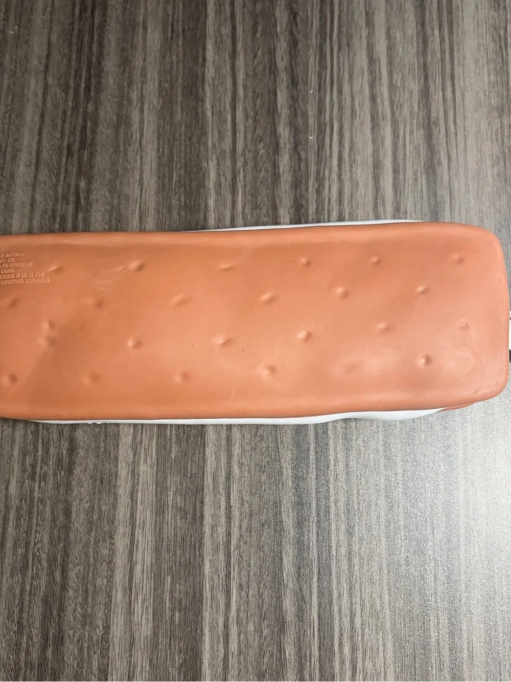 Ice Cream Sandwich Squish Toy - Brown & White